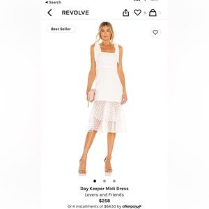 Lovers and Friends Day Keeper Midi Dress size M